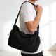 thumbnail image 1 of Women's Solid Color Crossbody Bag Commute Shoulder Bag Multi-Pocket Lightweight Casual Large Capacity Versatile Nylon Bag, 1 of 6