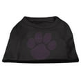 thumbnail image 6 of Pet Dog  Cat Shirt Rhinestone, "Purple Paw", 6 of 9