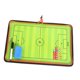thumbnail image 5 of Tablero de entrenamiento de fútbol, tablero de práctica, marcador de borrado , tablero táctico portátil, tablero de estrategia para competición, 5 of 8