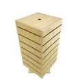 thumbnail image 3 of FixtureDisplays® 12 x 12 x 24" 4-Sided Slatwall Counter Spinner Display Rack Great for Gift, Jewelry 15591-MAPLE, 3 of 10