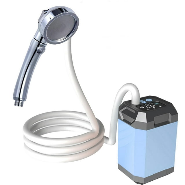Douche de Camping Portable Sans Fil Pompe de Douche Électrique Extérieure Douche Rechargeable
