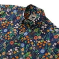 thumbnail image 2 of Floral Hawaiian Shirt For Men Button-down Short Sleeve 100% Cotton Shirt Mary's Garden By Rachel Parker, 2 of 8