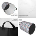 thumbnail image 2 of Fotbe Unicorn DoingYoga Cesto de Ropa con Asas, Cesto Impermeable de Gran Capacidad, Bolsa de Lavado para Dormitorio, Cesto de Ropa con Ruedas y Asas-Small, 2 of 6