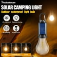 thumbnail image 4 of ETHKIA Solar Tent Lights USB Rechargeable, LED Camping Lantern, Outdoor Hanging Light Bulbs with Clip Hook for Camping, Christmas, Decorations, Emergency, Flashlight Blue, 4 of 5