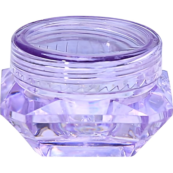 ACDANC Travel Cream Containers Small Portable Lightweight Empty Lotion Container Refillable Cosmetic Jars with Lid Purple