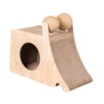 thumbnail image 2 of Cat Scratcher Cat Scratch Pad Hideout Kennel Grind Claws Corrugada Play Play House para gatitos gatitos gatos gates de gato de gato, 2 of 9