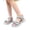 Silver, variant on SGMVNU Toddler Little Girls Sandals Open Toe Soft Sole Flat Sandal Casual Lightweight Summer Beach Sandal Dress Shoes, Size 5-5.5 Years, Silver