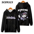 thumbnail image 4 of Sanrio-Sudadera con capucha de Hello Kitty para mujer, ropa con estampado de Anime, Top de manga larga, informal, Kawaii, Y2k, otoño, 4 of 4