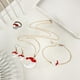 thumbnail image 5 of Pulseras para mujer, regalos para mujeres europeas y americanas, conjunto de collar navideño, lindo Papá Noel, gota de aceite, anillo de aleación, pendientes, pulsera, conjunto combinado, traje II, co, 5 of 5