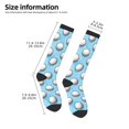 thumbnail image 2 of Naloa Golf Balls 1 Thigh High Socks Extra Long Stretchy Sock Women Over Knee High Opaque Stocking Daily Wear, 2 of 6