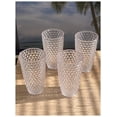 thumbnail image 2 of Acrylic Diamond Cut Hi-Ball - Clear 19 oz. Set of 4 Clear 19 oz., 2 of 4