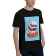thumbnail image 2 of Bingfone Sushi Salmon Surfing Men'S Loose Fit Short-Sleeve Pocket T-Shirt, 2 of 7