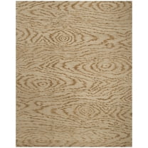 SAFAVIEH Martha Stewart Faux Bois Geometric Area Rug, Porcini, 7'9" x 9'9"