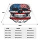 thumbnail image 3 of Fotbe American Flag Skull Manta de Franela Acolchonada con Estampado, Súper Suave y Esponjosa, Extra Grande para Sofá, Cama, Uso Todo el Año-60"x50", 3 of 7
