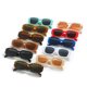 thumbnail image 2 of Gafas de sol cuadradas de moda con montura pequeña y distintivas en ángulo para mujer, gafas de baile de hip-hop, 2 of 5
