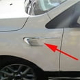 thumbnail image 5 of Car Air Intake Sticker Shark Gills Side Fender Bonnet Decoration Sticker Vent Car Styling Sticker（silver）, 5 of 5