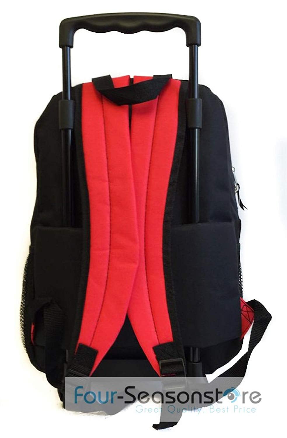 Pokemon Pikachu Large Rolling Backpack 16/"/> School wheel Backpack bottle Holder