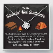 To My Smoking Hot Soulmate Necklace, To My Soulmate Necklace, Gift For Her, Soulmate Gift, Soulmate Jewelry