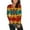Multicolor, variant on OKBOP Christmas Scrub Tops Women,Fashion Round-Neck Long Sleeve Print Casual T-Shirt Womens Plus Size Blouses Christmas Crewneck Sweatshirt