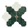 thumbnail image 3 of Azulejos de pared de mármol, mosaicos de flores, azulejos de pared modernos hechos a mano, paneles de pared impermeables, azulejos decorativos para, 3 of 8