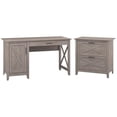 thumbnail image 1 of Pemberly Row 2-Piece Engineered Wood Computer Desk & File Cabinet in Gray, 1 of 10