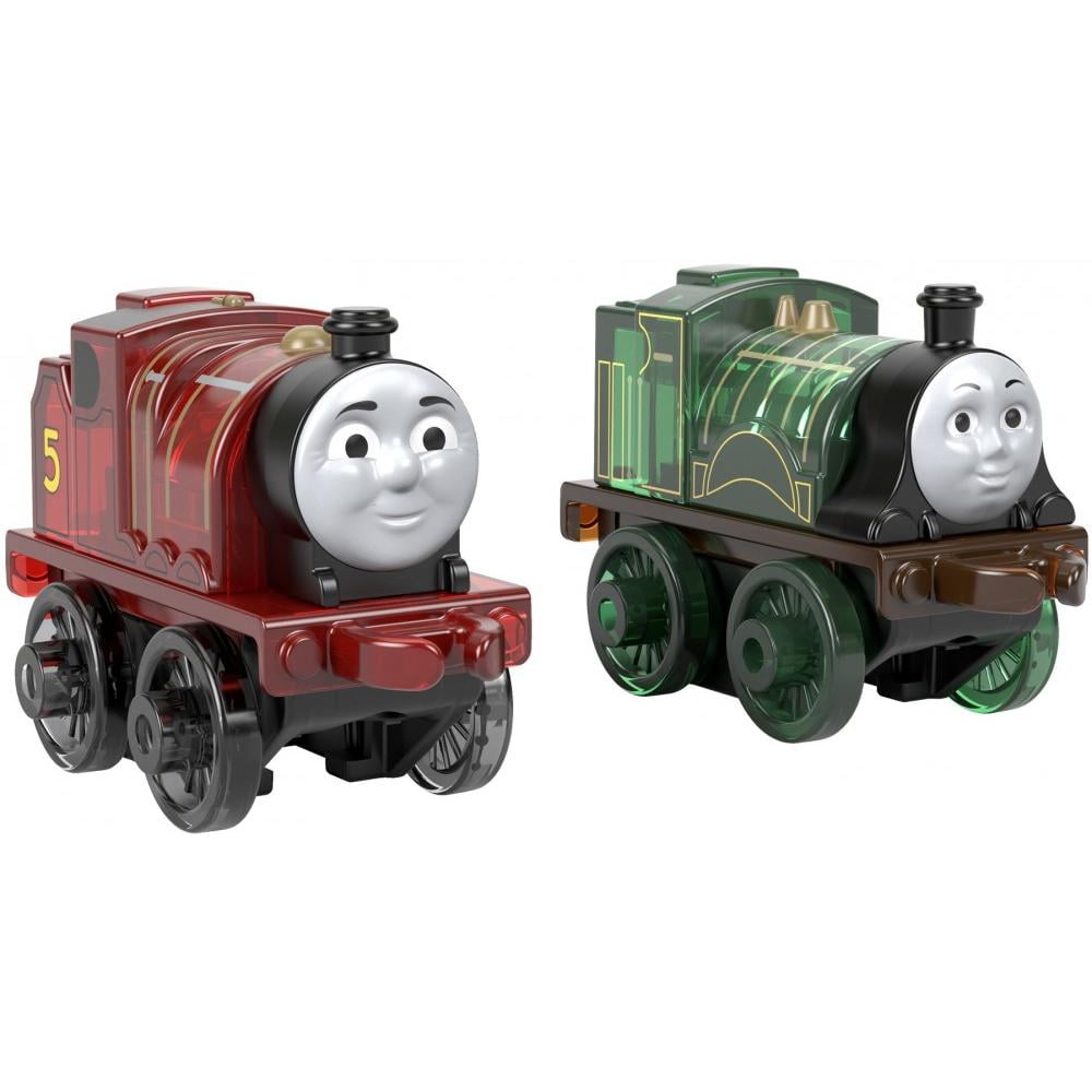 Thomas /& Friends Minis Train Engine Metallic James Weighted—NEW