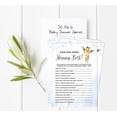 thumbnail image 3 of Inkdotpot 50 PackWho Knows Mommy BestBaby Shower GameCards Giraffe Jungle Animals FunActivity Cards, 3 of 5