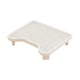 thumbnail image 3 of Rampa para caja de arena para gatos, alfombrilla para arena para gatos, resistente, ligera, fácil de limpiar, elevada para Blanco, 3 of 8