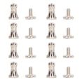 thumbnail image 4 of Belt Screws, Copper Rivets Glossy Appearance 200 Set Light Beautiful  For Crafting Projects Silver, 4 of 8