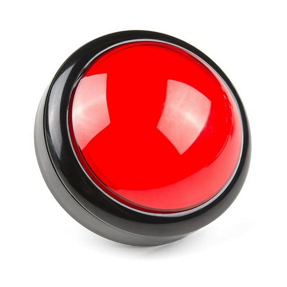 SparkFun Big Dome Pushbutton - Red