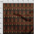 thumbnail image 2 of oneOone Tissu Polyester Lycra Rayé & Paisley Imprimé Ikat au Mètre 56 Pouces de Large, 2 of 4