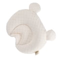 thumbnail image 3 of Almohada de látex para bebé que moldea la cabeza, almohada para dormir para bebé con funda lavable para bebés de 0 a 12 meses, patrón de oso blanco, 3 of 15