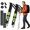 100–115 cm (for Height: 4’11” to 5’10”), variant on HOMEYA Collapsible Trekking Poles for Hiking, 2 Pack Lightweight Folding Hiking Poles Walking Sticks for Men & Women