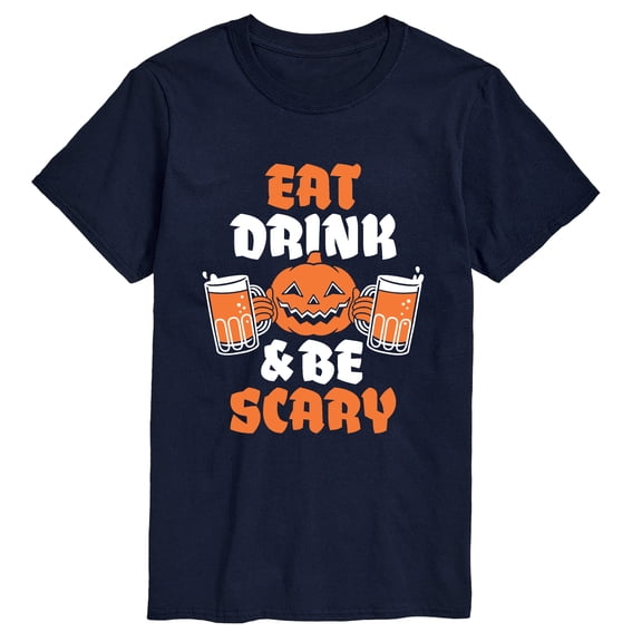 Instant Message - Eat Drink Be Scary Short Sleeve Graphic T-Shirt