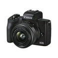 thumbnail image 2 of Canon EOS M50 Mark II - Cámara digital - mirrorless - 24,1 MP - APS-C - 4K / 24 fps - Zoom óptico 3x Objetivo EF-M 15-45 mm IS STM - Wi-Fi, Bluetooth - negro, 2 of 5