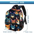 thumbnail image 2 of Cat Adjustable Shoulder Strap Beach Backpack with Large Capacity, Printed Design, Lightweight, 2 of 6