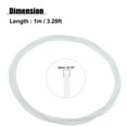 thumbnail image 5 of Unique Bargains 1 Pc 3mm 0.12" 1m 3.28ft Universal Glow Optic Fiber Cable LED Car Light Decoration Milky White, 5 of 6