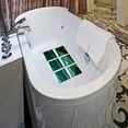 thumbnail image 4 of 2x de bañera impermeables con 3D, calcomanías de para bañera, apliques que evitan el deslizamiento para del hotel, 4 of 10