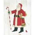 thumbnail image 2 of Tavoletti, Anne 15x18 Gold Ornate Wood Framed with Double Matting Museum Art Print Titled - Vintage St Nick II no Words on White Wood, 2 of 4