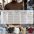 thumbnail image 3 of Stamzod Mens Sweater Plus Size Fashion Casual High Neck Long Sleeve Pullover Sweaters 2026 Fall Winter Clothes Blue D XXXL, 3 of 9