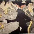 thumbnail image 2 of Toulouse-Lautrec "Divan Japonais- Detail" Custom Framed MUSEUM ART Generic, 2 of 3