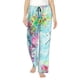 thumbnail image 1 of Balery Dragonfly Floral Pantalones de pijama para mujer, pijamas ultraligeros, pantalones de estar por casa-Small, 1 of 6
