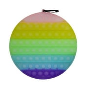 hirigin Finger Bubble Luminous Rainbow Push Pop Stress Relief Accessory