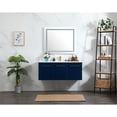 thumbnail image 5 of Elegant Decor Penn 48" MDF Single Bathroom Vanity with Backsplash in Blue, 5 of 10