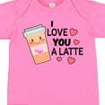 thumbnail image 4 of Inktastic I Love You a Latte with Coffee Cup Boys or Girls Baby Bodysuit, 4 of 5