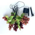 thumbnail image 6 of Solar String Lights Outdoor, Garden Fairy Lights with 80 LED, 8 Bunches Fake Grapes Artificial Grapes Hanging Garland Fairy Light for Home Wedding Party Cabinet, 6 of 8