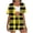 Orange, variant on Women Casual Gingham Set Short Sleeve Open Front and Elastic Waist Mini Shorts Cute Summer Lounge Outfits