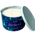 thumbnail image 3 of Yankee Candle Believe 3-Wick Candle Holiday Spruce and Grapefruit Scent 18 oz, 3 of 6