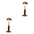 thumbnail image 1 of Baohd Dimmable Bedside Table Lamp Elegant Bar Decor Battery Powered Mushroom Bronze 2Set, 1 of 6