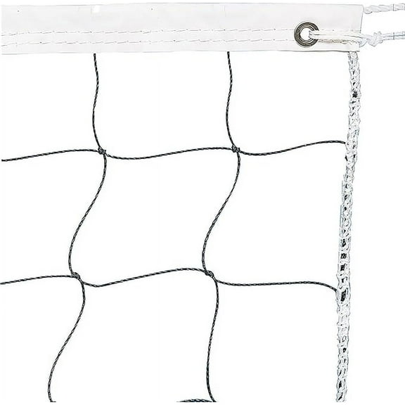 Champion Sports Vinyl Volleyball Nets, Neon White, 32 x 3-Feet